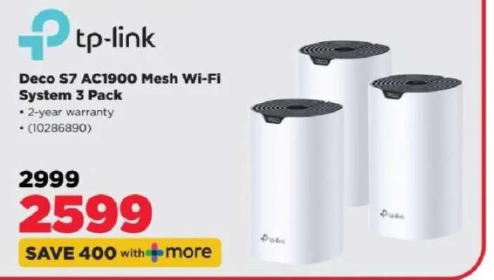 tp-link Deco S7 AC1900 Mesh Wi-Fi System 3 Pack