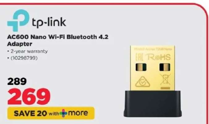 tp-link AC600 Nano Wi-Fi Bluetooth 4.2 Adapter
