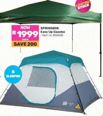 SPRINGBOK Easy Up Gazebo