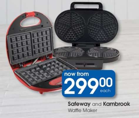 Safeway and Kambrook Waffle Maker