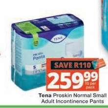 Tena Proskin Normal Small Adult Incontinence Pants