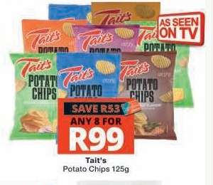 Tait's Potato Chips 125g