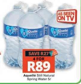 aQuellé Still Natural Spring Water 5ℓ