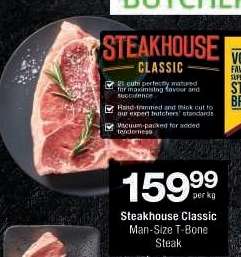 Steakhouse Classic Man-Size T-Bone Steak