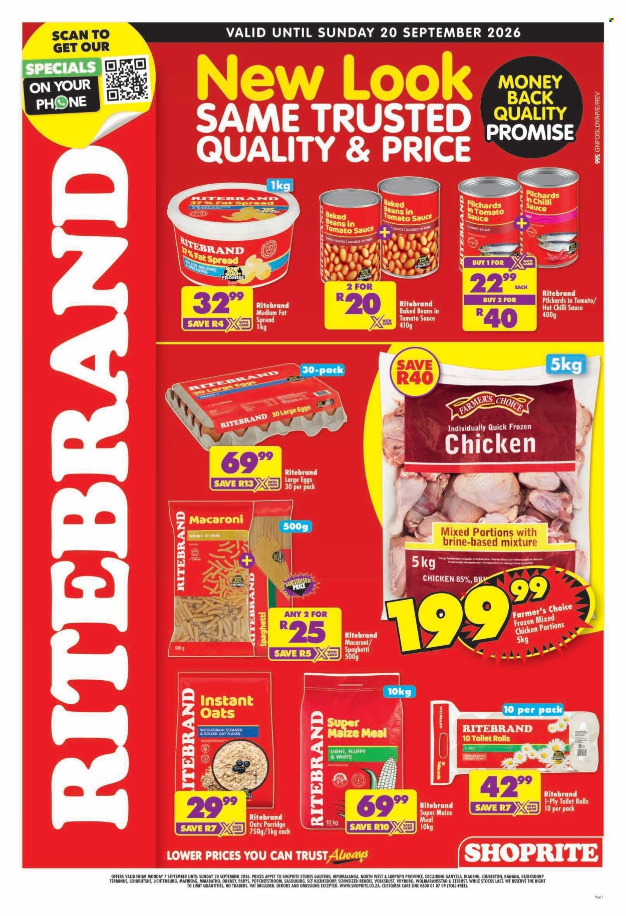 Shoprite specials - 09.07.2026 - 09.20.2026. Page 1