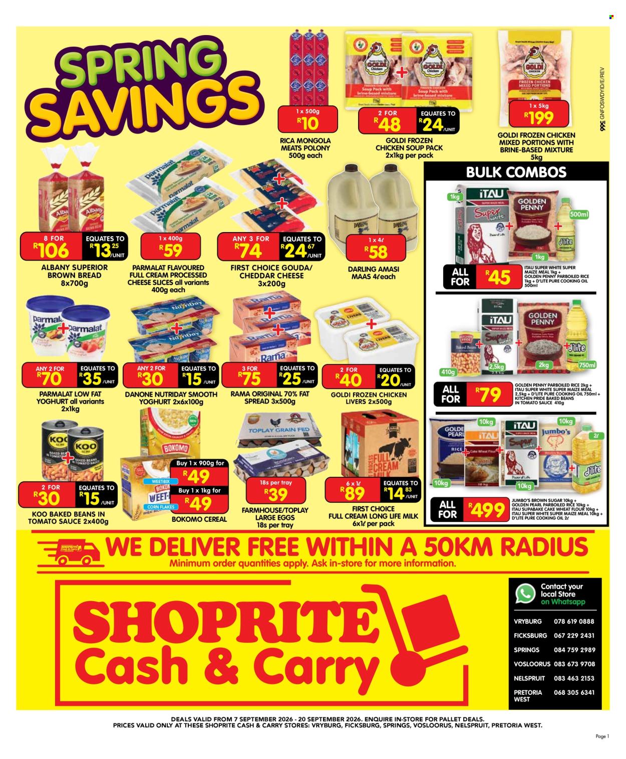 Shoprite specials - 09.07.2026 - 09.20.2026. Page 1