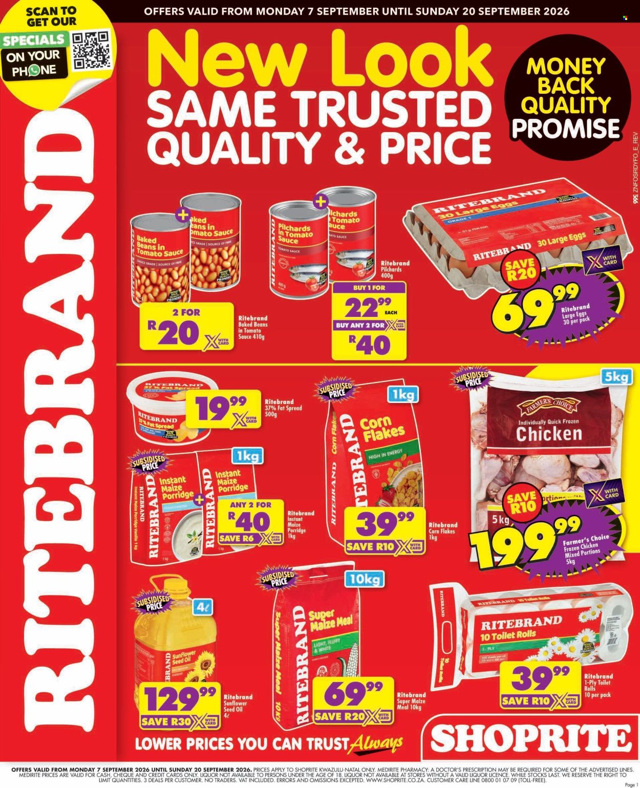 Shoprite specials - 09.07.2026 - 09.20.2026. Page 1