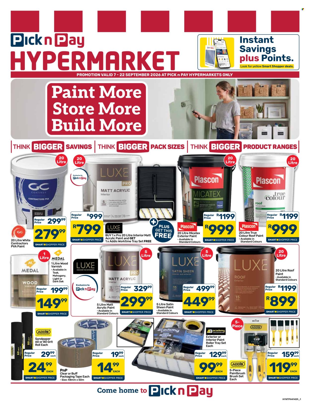 Pick n Pay Hypermarket specials - 09.07.2026 - 09.22.2026. Page 1