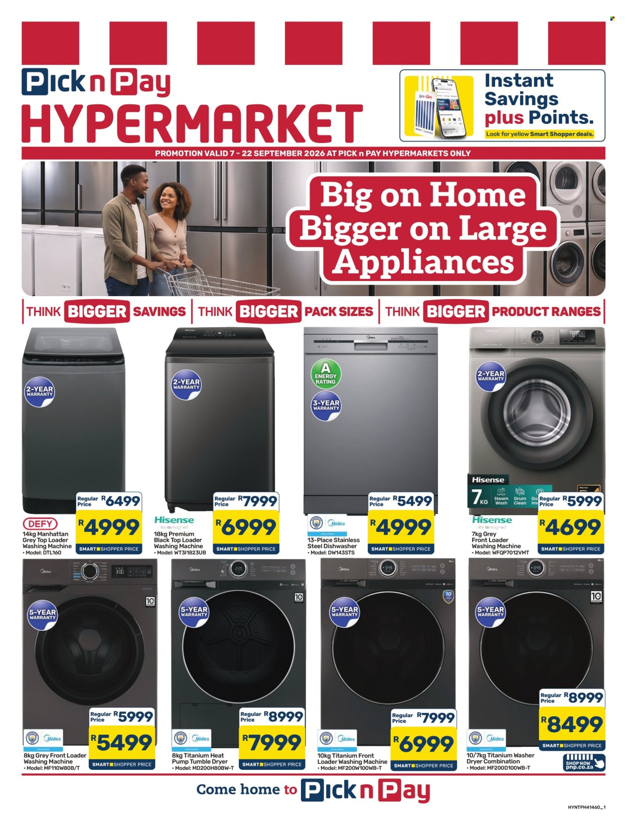 Pick n Pay Hypermarket specials - 09.07.2026 - 09.22.2026. Page 1