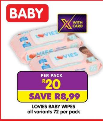 LOVIES BABY WIPES