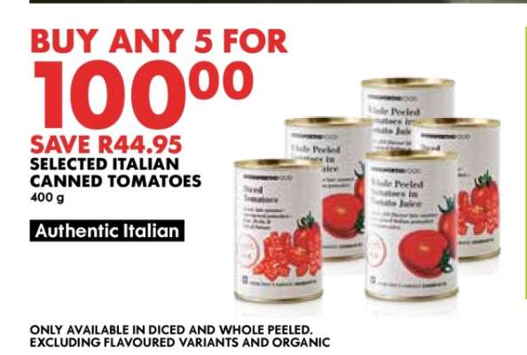 Selected Italian Canned Tomatoes