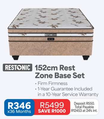 Restonic 152cm Rest Zone Base Set