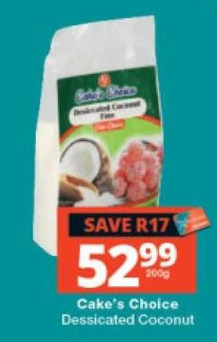 Cake's Choice Dessicated Coconut