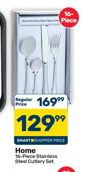 Home 16-Piece Stainless Steel Cutlery Set