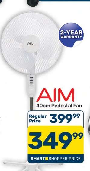 AIM 40cm Pedestal Fan
