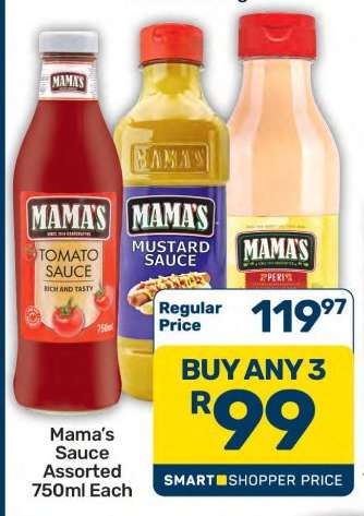 Mama's Sauce Assorted 750ml Each