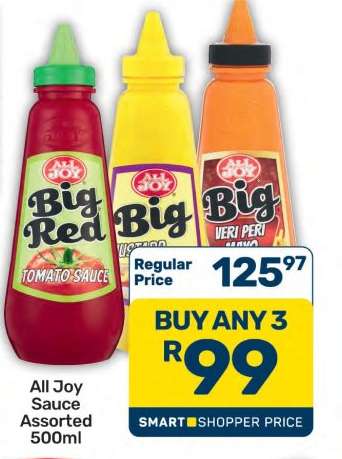 All Joy Sauce Assorted 500ml