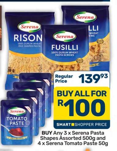 Serena Pasta and Tomato Paste