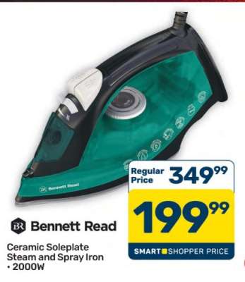 Bennett Read Ceramic Soleplate Steam and Spray Iron