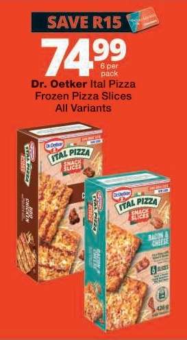 Dr. Oetker Ital Pizza Frozen Pizza Slices