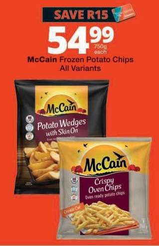 McCain Frozen Potato Chips