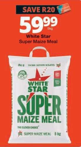WHITE STAR SUPER MAIZE MEAL