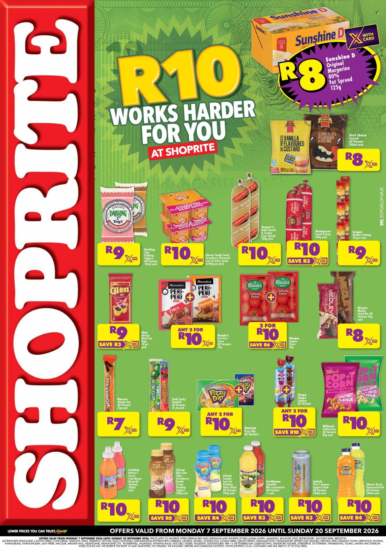 Shoprite specials - 09.07.2026 - 09.20.2026. Page 1