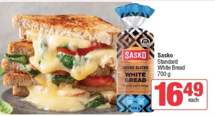 Sasko Standard White Bread