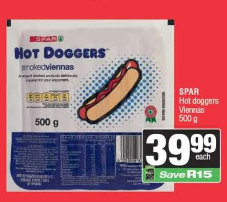SPAR Hot doggers Viennas 500 g