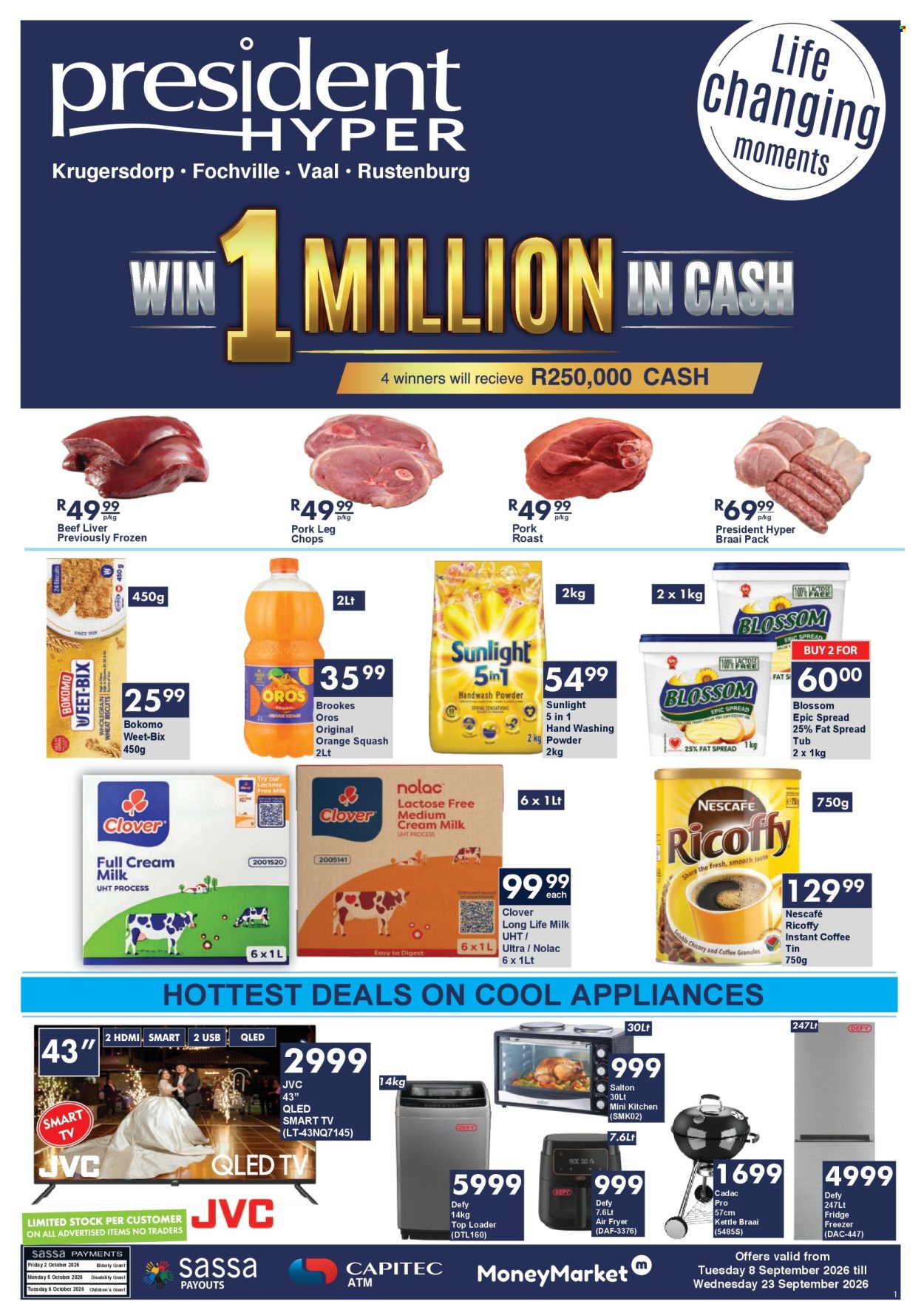 President Hyper specials - 09.08.2026 - 09.23.2026. Page 1