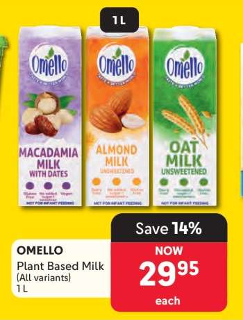 OMELLO Plant Based Milk