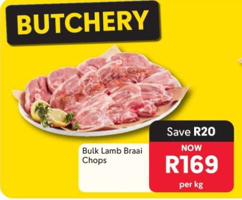 Bulk Lamb Braai Chops