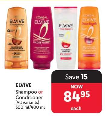 Elvive Shampoo or Conditioner