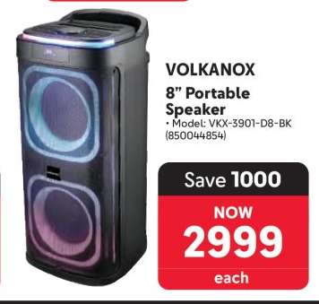 VOLKANOX 8” Portable Speaker