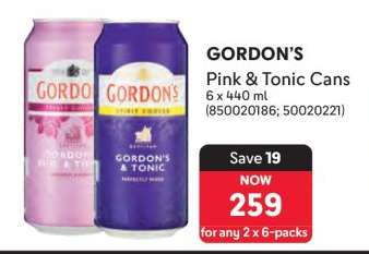 GORDON'S Pink & Tonic Cans