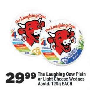 The Laughing Cow Plain or Light Cheese Wedges