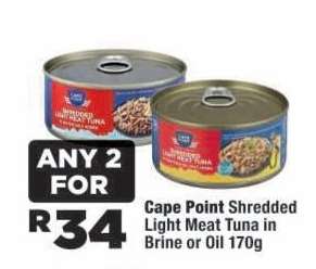 Cape Point Shredded Light Meat Tuna