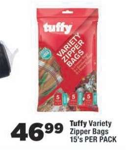 Tuffy Variety Zipper Bags