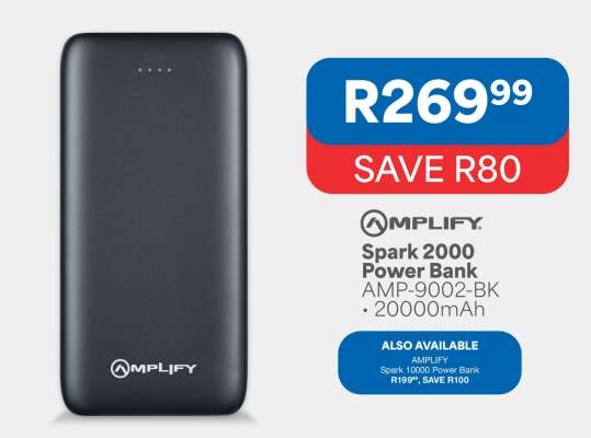 AMPLIFY Spark 2000 Power Bank