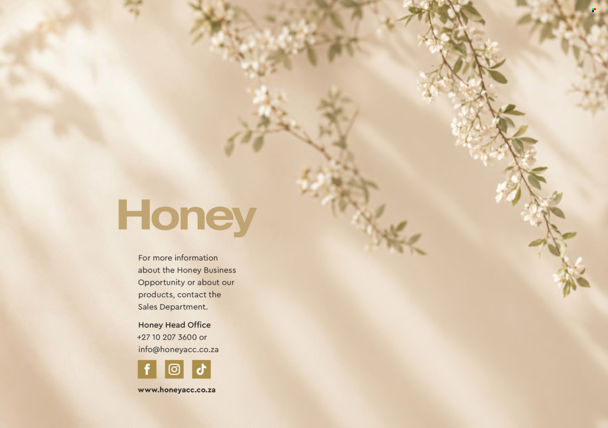 Honey specials. Page 23