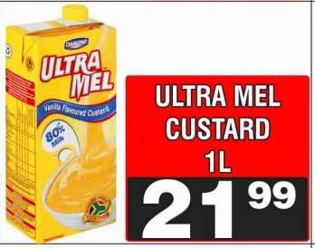 Ultra Mel Custard 1L