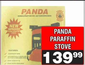 PANDA PARAFFIN STOVE