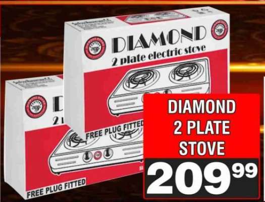 DIAMOND 2 PLATE STOVE