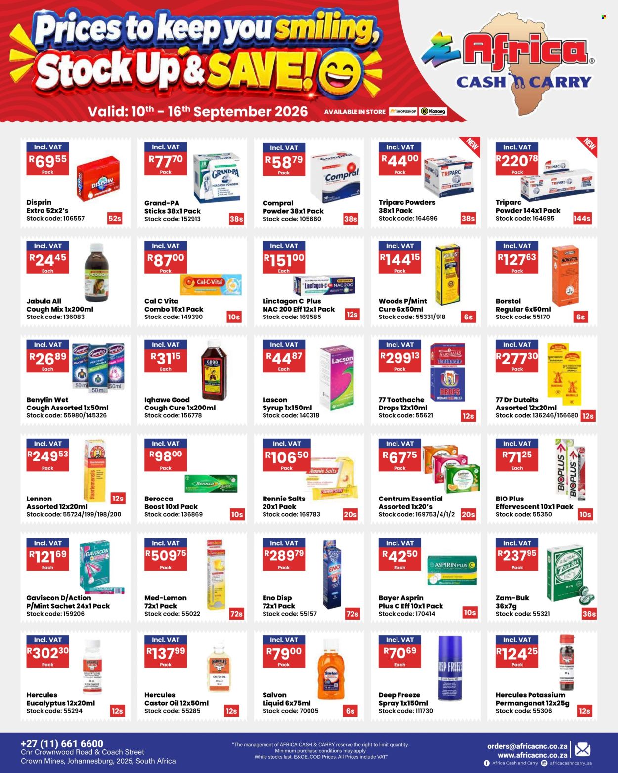 Africa Cash & Carry specials - 09.10.2026 - 09.16.2026. Page 9