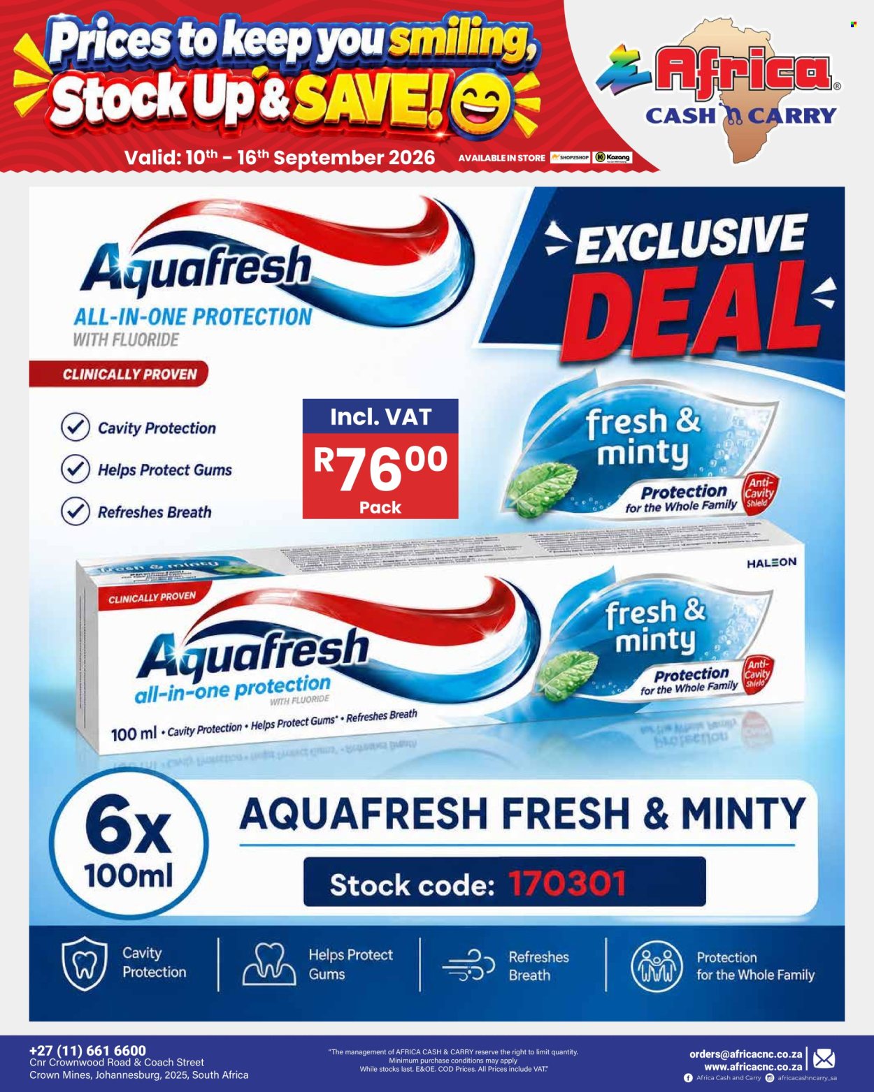 Africa Cash & Carry specials - 09.10.2026 - 09.16.2026. Page 14