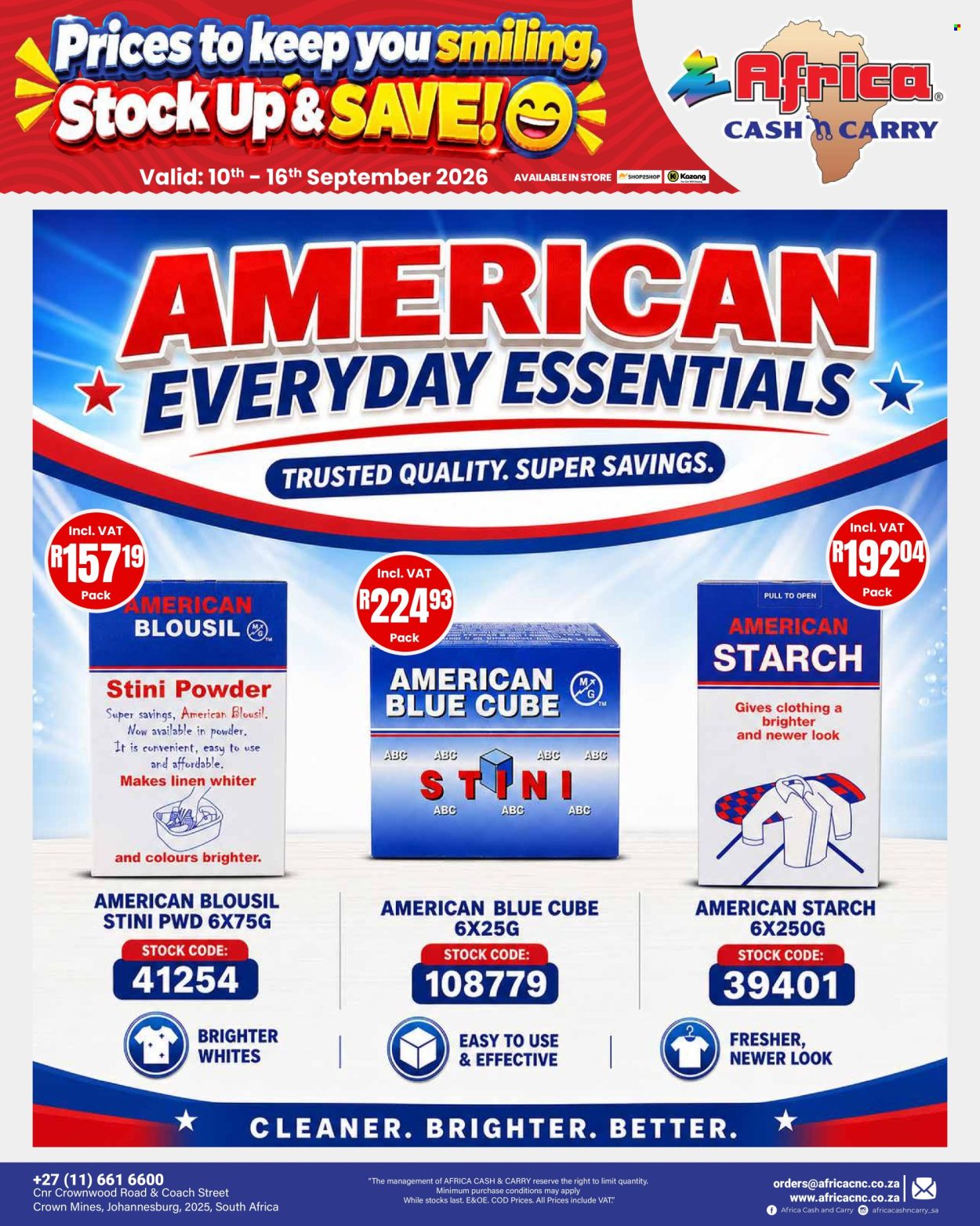 Africa Cash & Carry specials - 09.10.2026 - 09.16.2026. Page 16