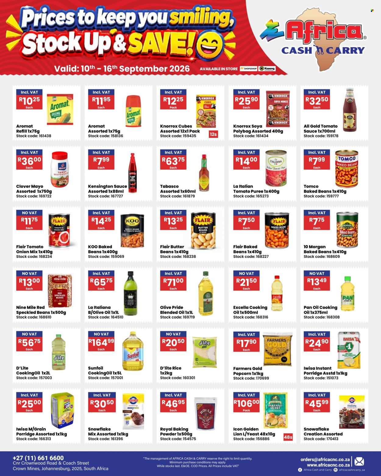 Africa Cash & Carry specials - 09.10.2026 - 09.16.2026. Page 29