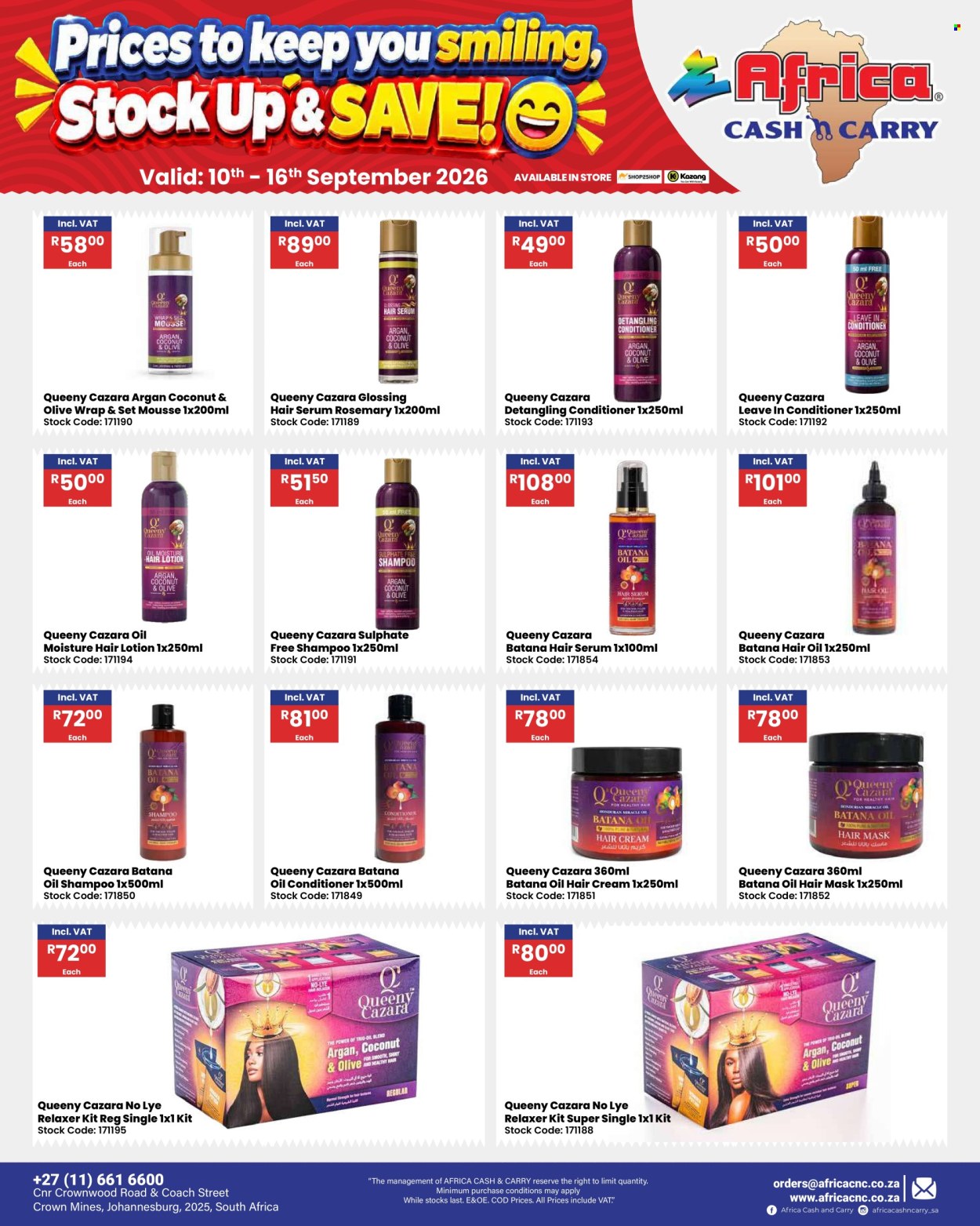 Africa Cash & Carry specials - 09.10.2026 - 09.16.2026. Page 64