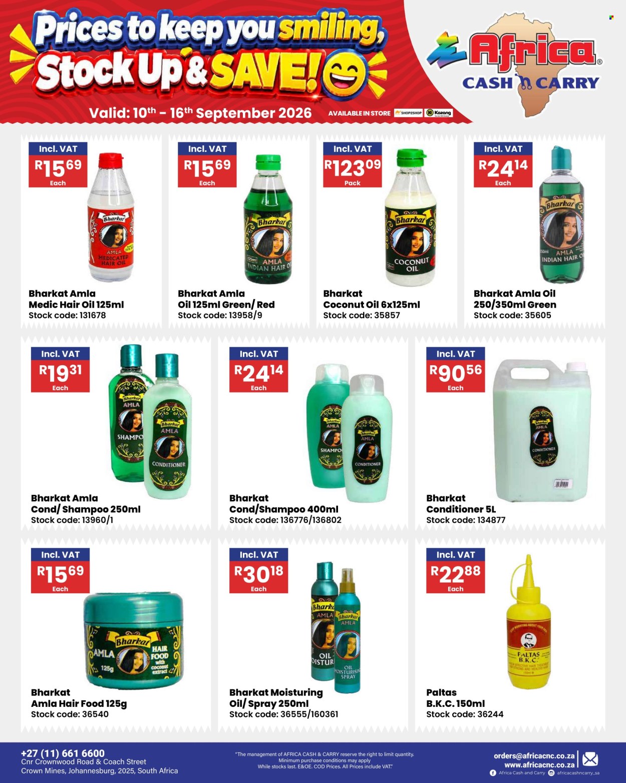 Africa Cash & Carry specials - 09.10.2026 - 09.16.2026. Page 70