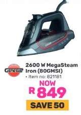 2600 W MegaSteam Iron (80GMSI)
